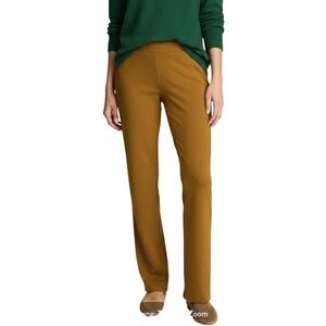 J. Jill Affinity French Terry Slim Leg Pants Mustard Size Medium‎